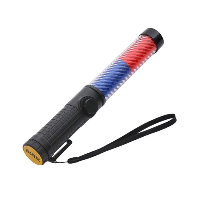 Battery-Powered LED Warning Stick Concert Fluorescent Stick Multi-Function 29cm Traffic Baton
