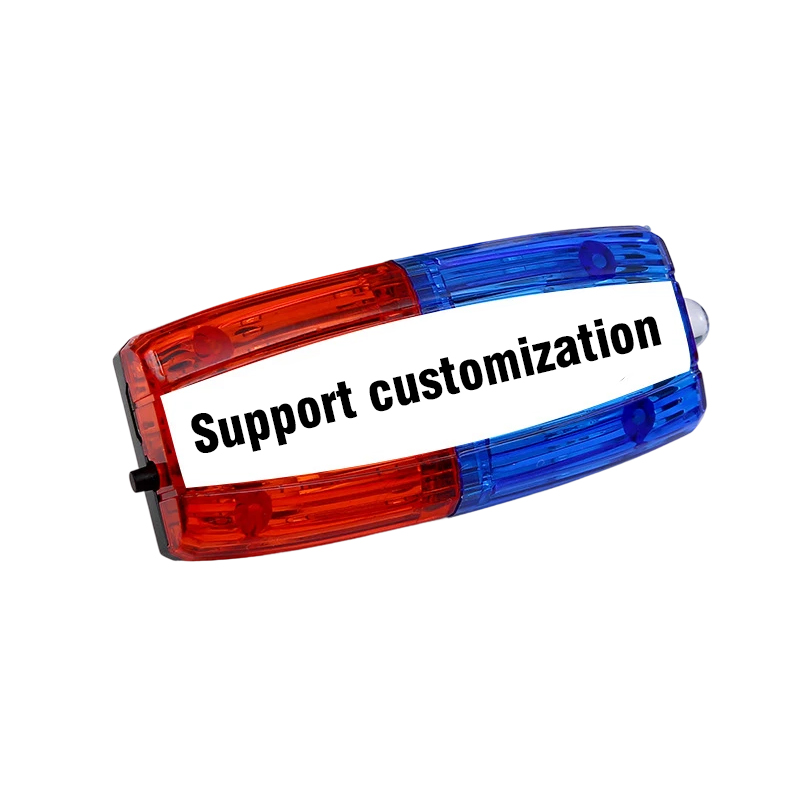 Red And Blue Charging Shoulder Clip Shoulder Light Shoulder Flash Light Property Sanitation Flash Light LED Flash Shoulder Light Waterproof