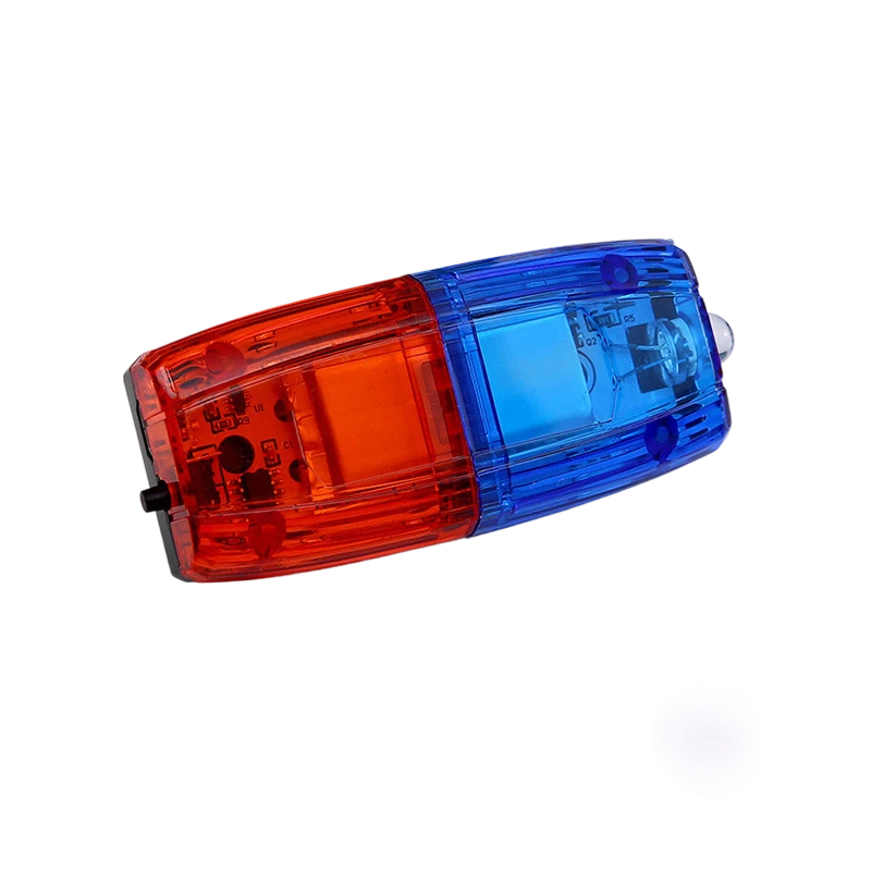 Red And Blue Charging Shoulder Clip Shoulder Light Shoulder Flash Light Property Sanitation Flash Light LED Flash Shoulder Light Waterproof